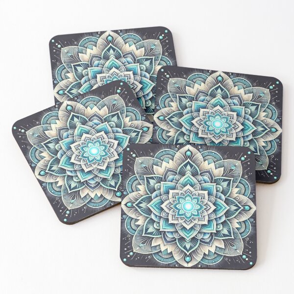 Item preview, Throat Chakra Activation Mandala - Empower Your Voice and Truth designed and sold by Te-Ane.