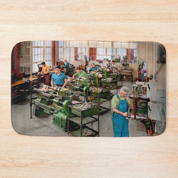 Item preview, Machinist - The machine shop of the Hercules Powder Company 1945 designed and sold by Mike Savad Photography.