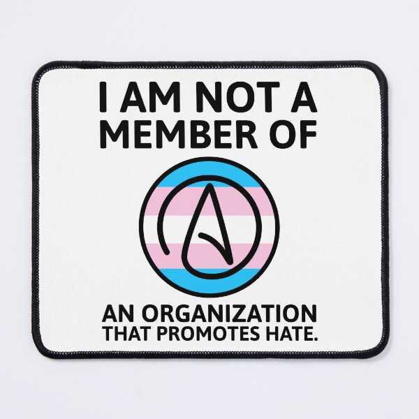 Item preview, Trans ally atheist  designed and sold by Rachel the Artist .