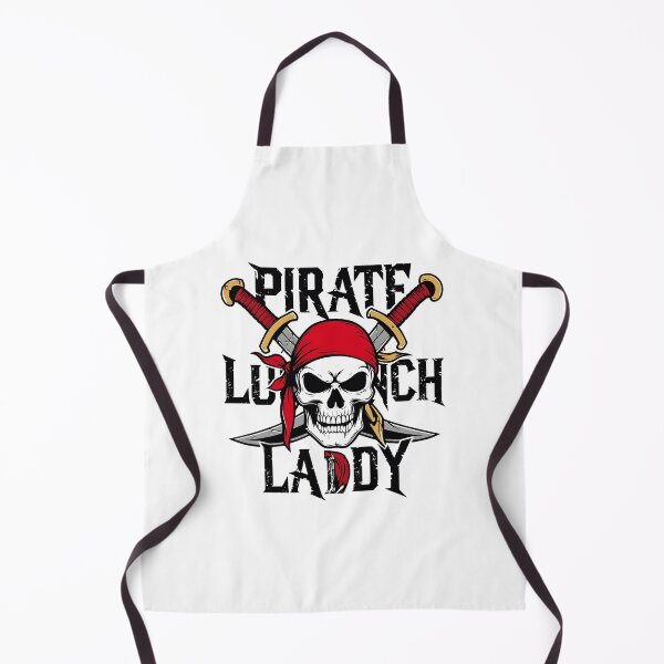 Item preview, Pirate Lunch Lady Skeleton Funny Halloween Costume designed and sold by Hotshots Design.