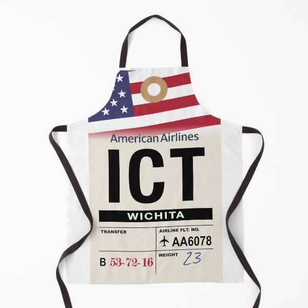 Item preview, Wichita (ICT) Kansas Airline Luggage Tag designed and sold by travelwitheric.
