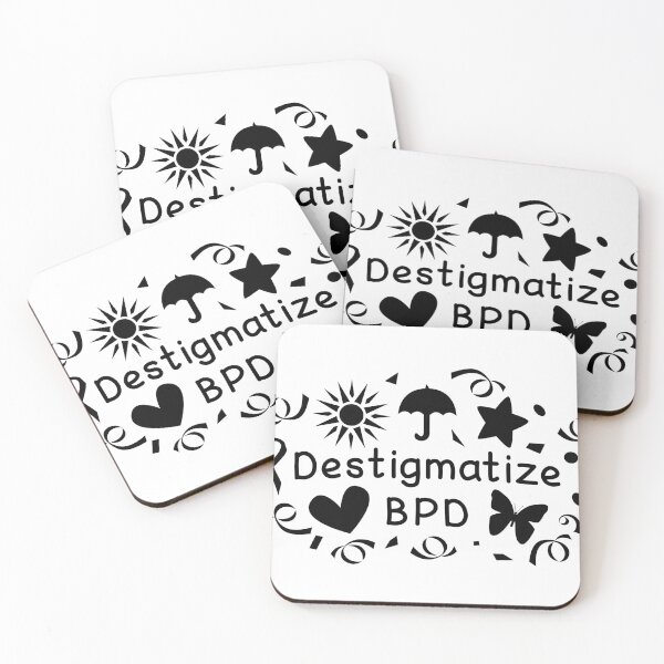 Item preview, Destigmatize BPD (Black & White) designed and sold by StarsXChaser.