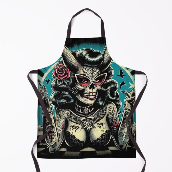 Item preview, Creepy Demon Woman designed and sold by PulpVintage.