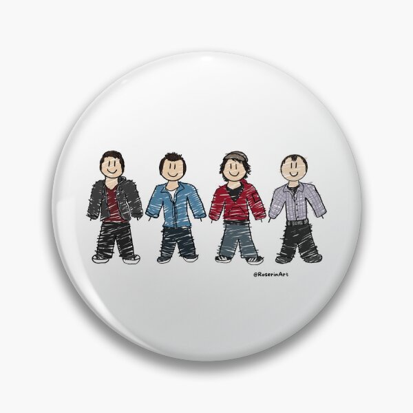 Item preview, Four Lifelong Friends Stick Figures designed and sold by RoserinArt.