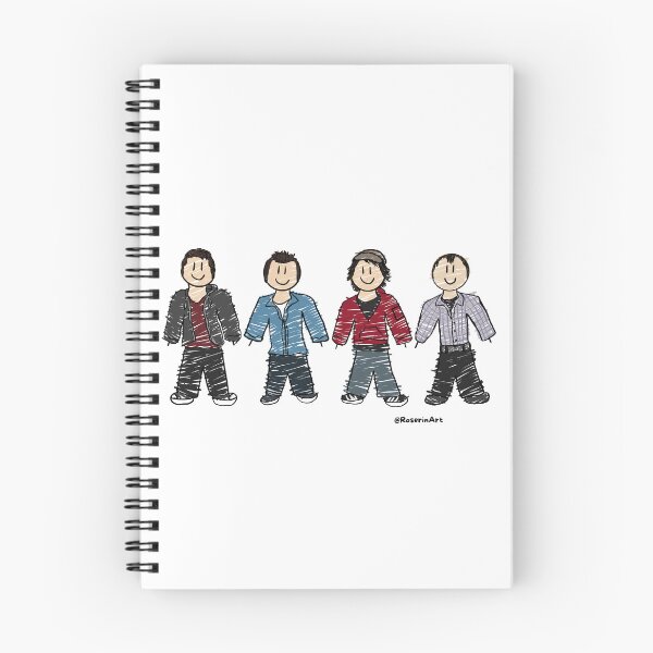 Item preview, Four Lifelong Friends Stick Figures designed and sold by RoserinArt.