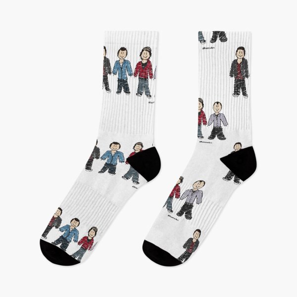 Item preview, Four Lifelong Friends Stick Figures designed and sold by RoserinArt.