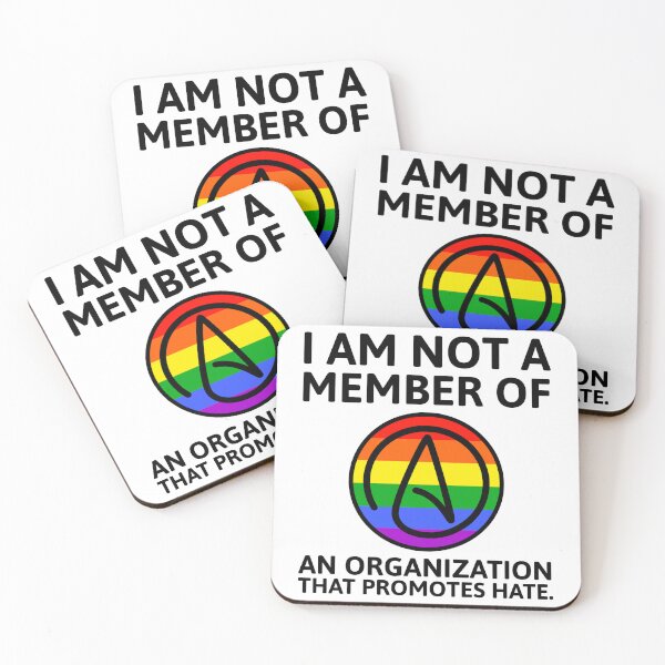 Item preview, LGBTQ ally atheist  designed and sold by Rachel the Artist .