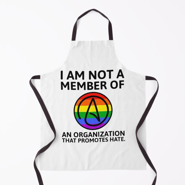 Item preview, LGBTQ ally atheist  designed and sold by Rachel the Artist .