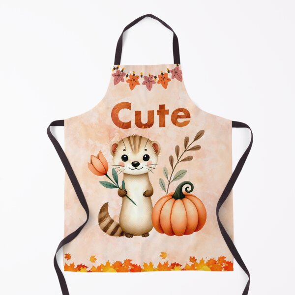 Item preview, Autumn Cutie - Adorable Animal with Pumpkin Design designed and sold by Fantacaroo Designs.