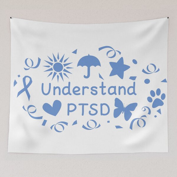 Item preview, Understand PTSD (Blue) designed and sold by StarsXChaser.