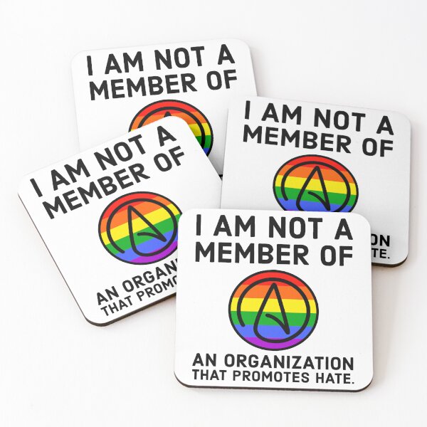Item preview, LGBTQ ally atheist  designed and sold by Rachel the Artist .