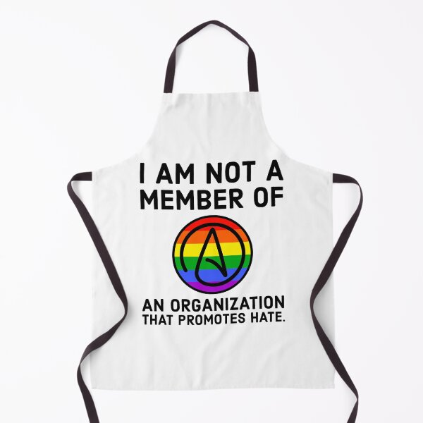 Item preview, LGBTQ ally atheist  designed and sold by Rachel the Artist .