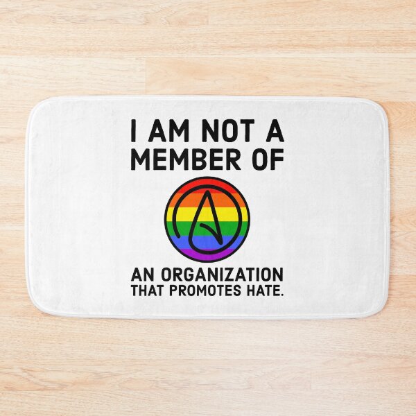 Item preview, LGBTQ ally atheist  designed and sold by Rachel the Artist .