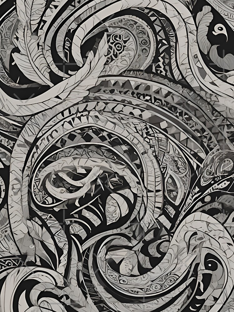 Thumbnail 4 of 4, iPhone Case, Tribal Ink Patterns designed and sold by aun234060.