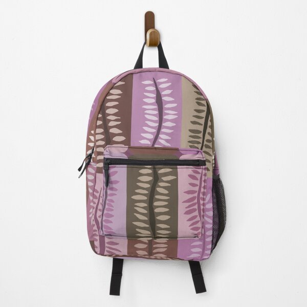Item preview, Hand Drawn Dancing Ferns Pattern in Dusty Lavender and Taupe designed and sold by schorrnuff.