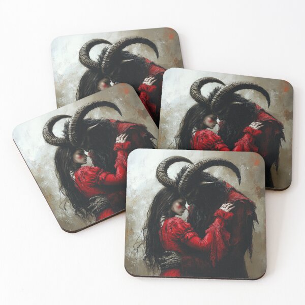 Item preview, Satan and his lover designed and sold by CursedbyLilith.