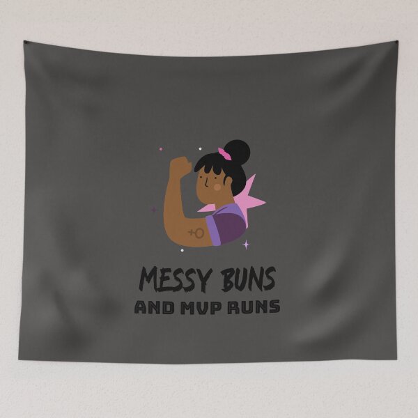Item preview, Messy Buns And MVP Runs designed and sold by S Diaz.