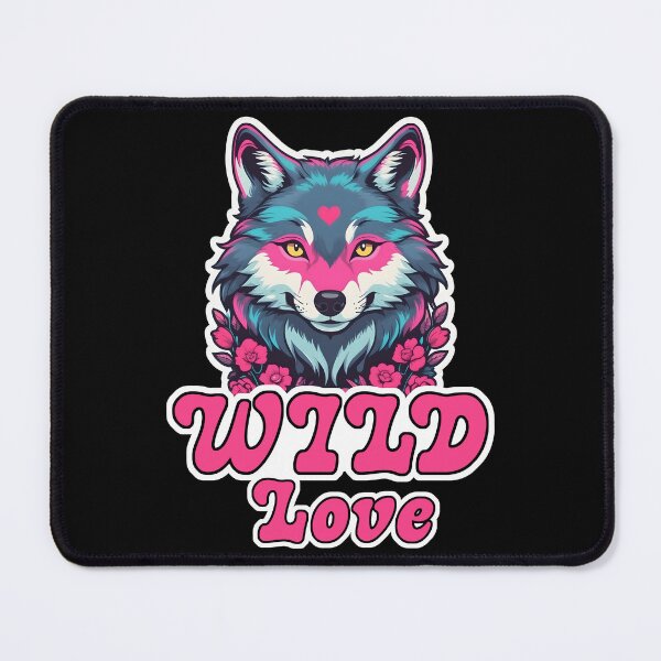 Item preview, Valentine's Wild Love Wolf Heart for Valentines Day designed and sold by wingstar.