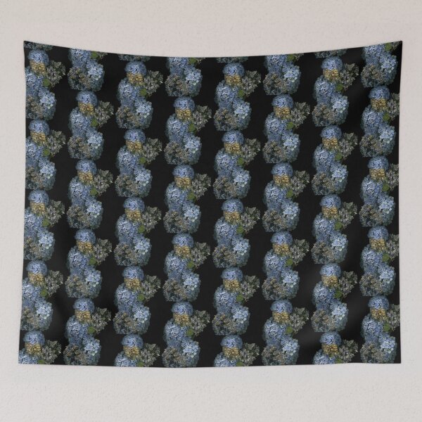 Item preview, Hydrangea Snowman Dark Floral designed and sold by LindasPhotoArt.