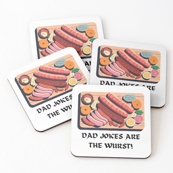 Item preview, Dad jokes are the Wurst.  designed and sold by NicMacTees.