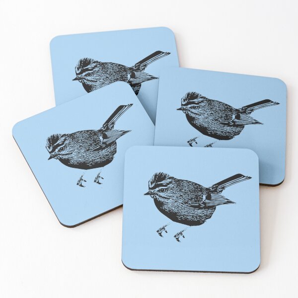 Item preview, Golden-crowned Kinglet Black Design  designed and sold by designsasstultd.