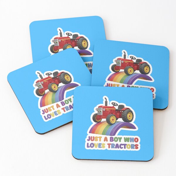 Artikelvorschau, Kids Farm Lifestyle Nur ein Junge, der Traktoren liebt Regenbogen - Blau entworfen und verkauft von IT-Express.