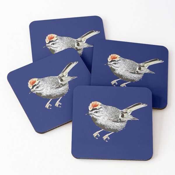 Item preview, Golden-crowned Kinglet White Alternate Design  designed and sold by designsasstultd.