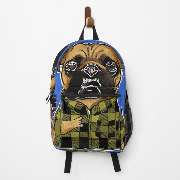 Item preview, Ruckus the pug dog designed and sold by CrookedbyMS.
