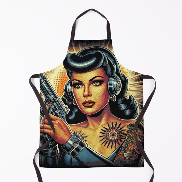 Item preview, Retro Sci-fi Pin-up designed and sold by PulpVintage.