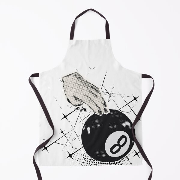 Item preview, 8 Ball Altered Art Aesthetic Decor Black and White Y2K Retro 90's Stickers designed and sold by digifaxdesign.