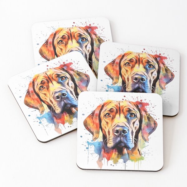 Item preview, Rhodesian Ridgeback | Colorful Watercolor Design #2 designed and sold by MatsurexDesigns.