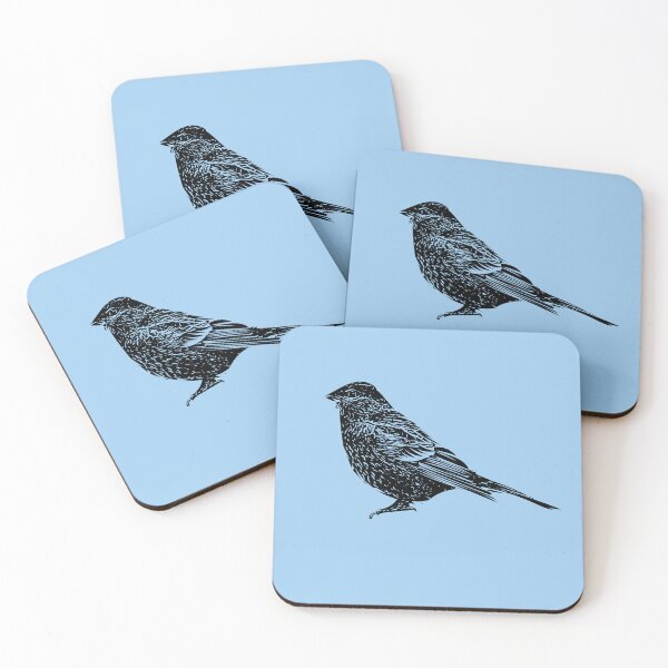 Item preview, Pine Grosbeak Black Design  designed and sold by designsasstultd.
