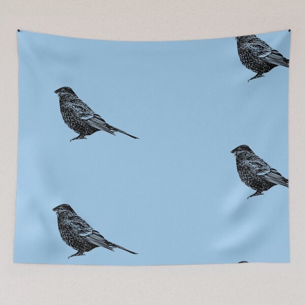Item preview, Pine Grosbeak Black Design  designed and sold by designsasstultd.