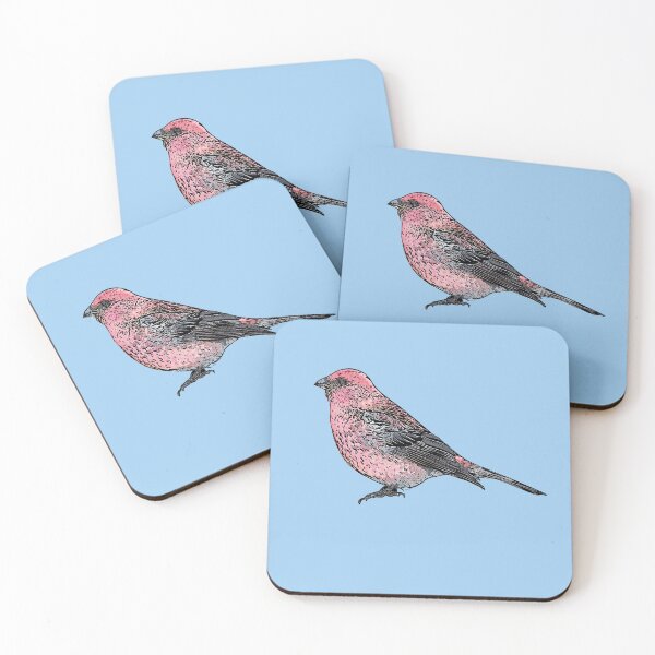 Item preview, Pine Grosbeak Black Alternate Design  designed and sold by designsasstultd.
