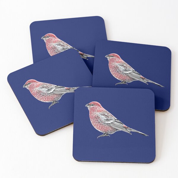 Item preview, Pine Grosbeak White Alternate Design  designed and sold by designsasstultd.