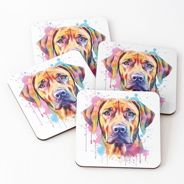 Item preview, Rhodesian Ridgeback | Colorful Watercolor Design #8 designed and sold by MatsurexDesigns.