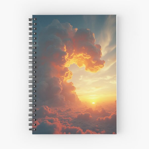 Item preview, Cloud burst at sunset designed and sold by Rompecabezas.