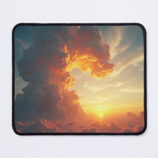 Item preview, Cloud burst at sunset designed and sold by Rompecabezas.