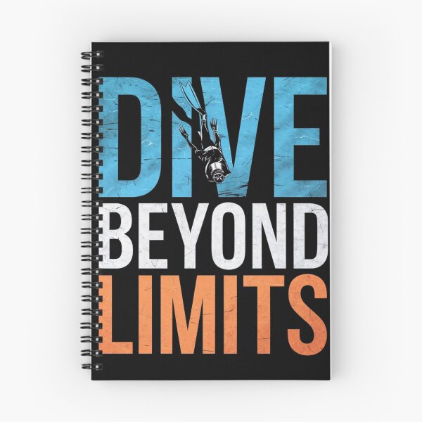Item preview, Dive Beyond Limits - Inspirational Scuba Diving T-Shirt Design designed and sold by Peycer.