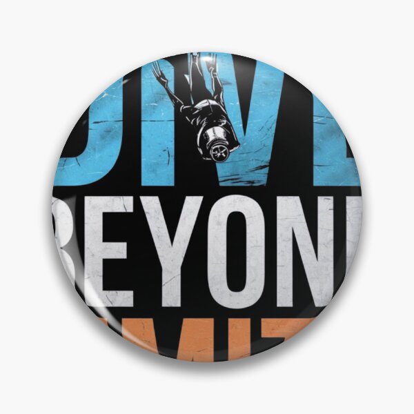 Item preview, Dive Beyond Limits - Inspirational Scuba Diving T-Shirt Design designed and sold by Peycer.