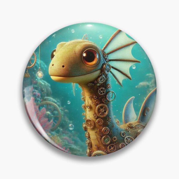 Item preview, Steampunk Elasmosaurus designed and sold by Sillytoe.