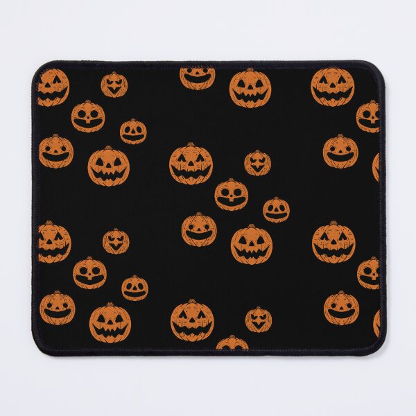 Item preview, Spooky Pumpkins jack o'lantern pattern designed and sold by Mystic Heart.