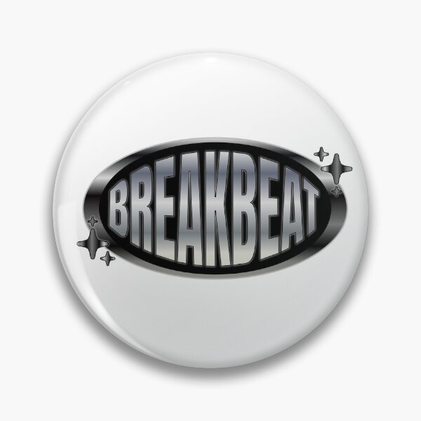 Item preview, BREAKBEAT  - Y2K Chrome (dark)  designed and sold by Discothreadz.