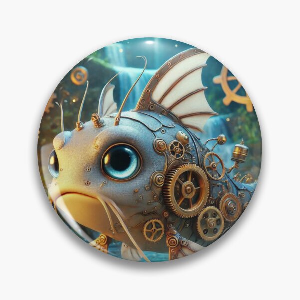 Item preview, Steampunk Electric Catfish designed and sold by Sillytoe.
