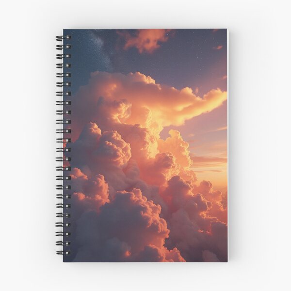 Item preview, Cloud burst at sunset designed and sold by Rompecabezas.