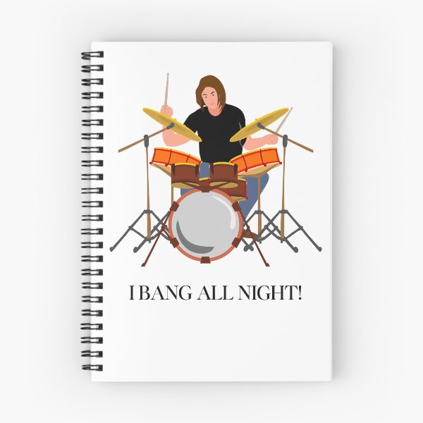 Item preview, Drummers bang all night.  designed and sold by NicMacTees.