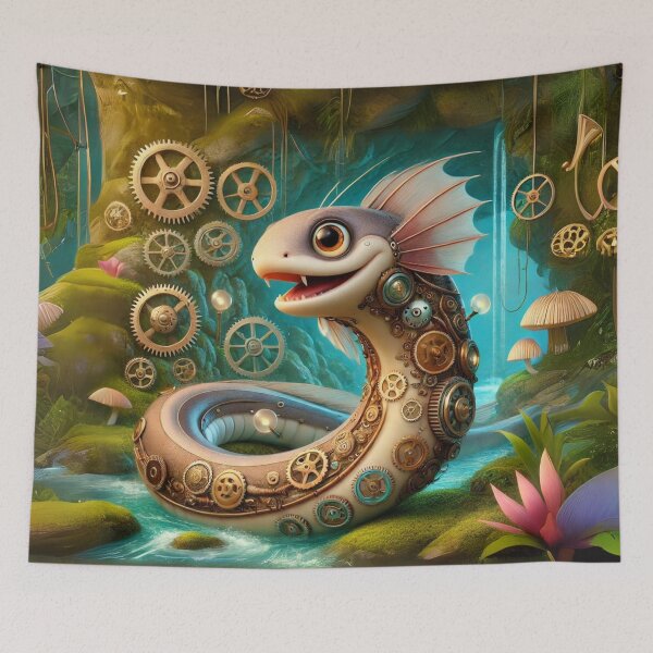 Item preview, Steampunk Electric Eel designed and sold by Sillytoe.