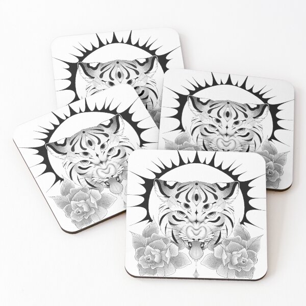 Item preview, 5 eyed tiger  designed and sold by GrimReaperArt.