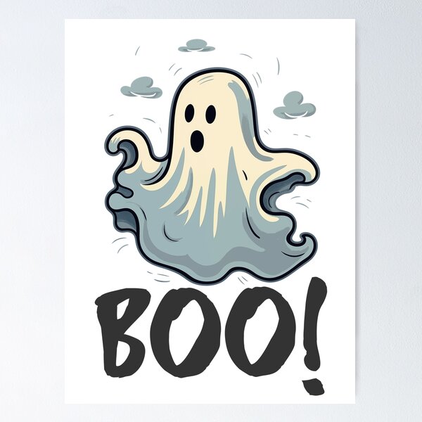 Item preview, Boo! Cute Ghost T-Shirt designed and sold by noolook.