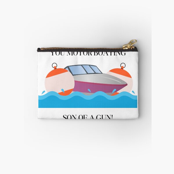Item preview, Motor boating son of a gun! designed and sold by NicMacTees.